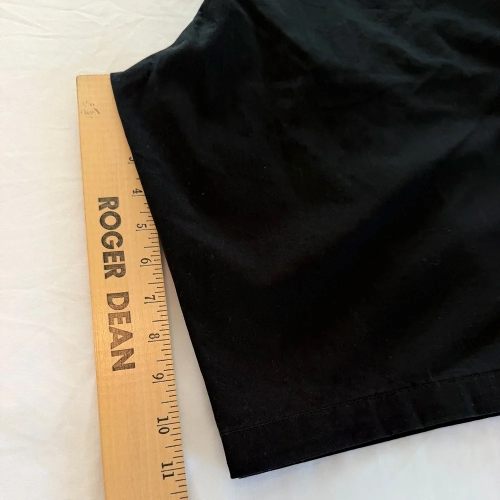 Karen Scott Black Bermuda Shorts Size 16 NWT Classic Casual Comfort Summertime